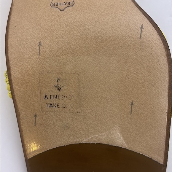 Miista Yellow Snake Animal Print Amy Sandals, New, Size 35 - Picture 9 of 10